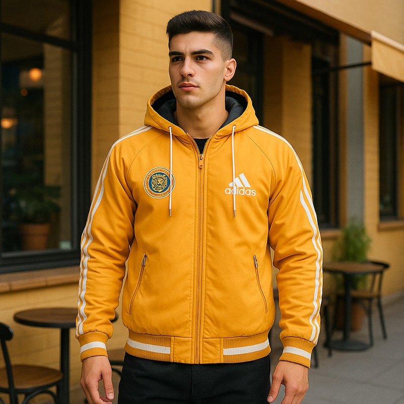 کاپشن مردانه زرد آدیداس مدل Kameron